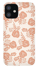 Load image into Gallery viewer, Warm Orange Floral Pattern - Phone Case