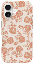 Load image into Gallery viewer, Warm Orange Floral Pattern - Phone Case