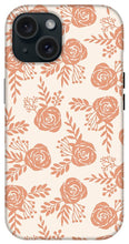 Load image into Gallery viewer, Warm Orange Floral Pattern - Phone Case