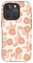Load image into Gallery viewer, Warm Orange Floral Pattern - Phone Case