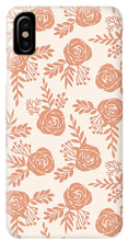 Load image into Gallery viewer, Warm Orange Floral Pattern - Phone Case