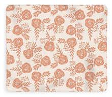 Load image into Gallery viewer, Warm Orange Floral Pattern - Blanket
