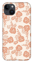 Load image into Gallery viewer, Warm Orange Floral Pattern - Phone Case