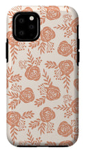 Load image into Gallery viewer, Warm Orange Floral Pattern - Phone Case
