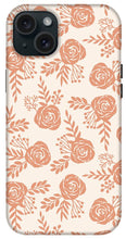 Load image into Gallery viewer, Warm Orange Floral Pattern - Phone Case