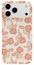 Load image into Gallery viewer, Warm Orange Floral Pattern - Phone Case
