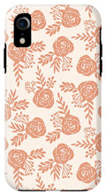 Load image into Gallery viewer, Warm Orange Floral Pattern - Phone Case