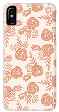 Load image into Gallery viewer, Warm Orange Floral Pattern - Phone Case