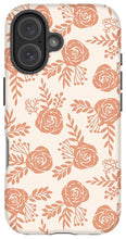 Load image into Gallery viewer, Warm Orange Floral Pattern - Phone Case