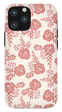 Load image into Gallery viewer, Warm Pink Floral Pattern - Phone Case
