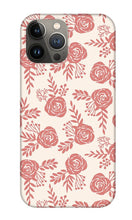 Load image into Gallery viewer, Warm Pink Floral Pattern - Phone Case