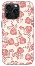Load image into Gallery viewer, Warm Pink Floral Pattern - Phone Case