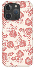 Load image into Gallery viewer, Warm Pink Floral Pattern - Phone Case