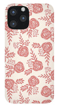Load image into Gallery viewer, Warm Pink Floral Pattern - Phone Case