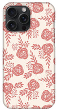 Load image into Gallery viewer, Warm Pink Floral Pattern - Phone Case