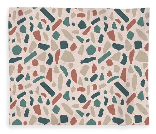 Warm Terrazzo Pattern - Blanket