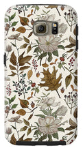 Load image into Gallery viewer, Watercolor Fall Leaves and Flowers Pattern - Phone Case