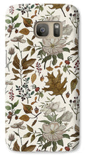 Load image into Gallery viewer, Watercolor Fall Leaves and Flowers Pattern - Phone Case