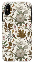 Load image into Gallery viewer, Watercolor Fall Leaves and Flowers Pattern - Phone Case