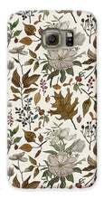 Load image into Gallery viewer, Watercolor Fall Leaves and Flowers Pattern - Phone Case