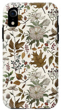 Load image into Gallery viewer, Watercolor Fall Leaves and Flowers Pattern - Phone Case