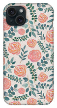 Load image into Gallery viewer, Watercolor Floral Pattern - Phone Case