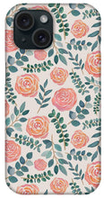 Load image into Gallery viewer, Watercolor Floral Pattern - Phone Case