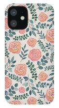 Load image into Gallery viewer, Watercolor Floral Pattern - Phone Case