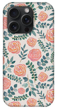 Load image into Gallery viewer, Watercolor Floral Pattern - Phone Case
