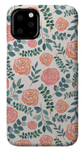 Load image into Gallery viewer, Watercolor Floral Pattern - Phone Case