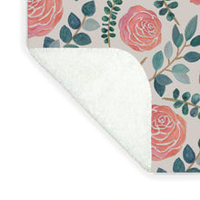Load image into Gallery viewer, Watercolor Floral Pattern - Blanket