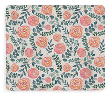 Load image into Gallery viewer, Watercolor Floral Pattern - Blanket