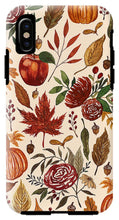 Load image into Gallery viewer, Watercolor Floral Pumpkin, Leaves, and Berries - Phone Case