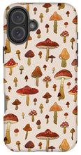 Load image into Gallery viewer, Watercolor Mushroom Pattern - Phone Case