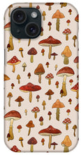 Load image into Gallery viewer, Watercolor Mushroom Pattern - Phone Case