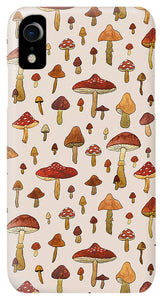 Watercolor Mushroom Pattern - Phone Case
