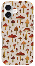 Load image into Gallery viewer, Watercolor Mushroom Pattern - Phone Case