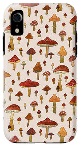 Watercolor Mushroom Pattern - Phone Case