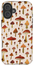 Load image into Gallery viewer, Watercolor Mushroom Pattern - Phone Case