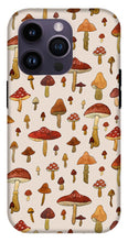 Load image into Gallery viewer, Watercolor Mushroom Pattern - Phone Case