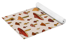 Load image into Gallery viewer, Watercolor Mushroom Pattern - Yoga Mat