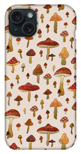 Load image into Gallery viewer, Watercolor Mushroom Pattern - Phone Case