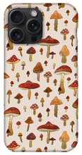 Load image into Gallery viewer, Watercolor Mushroom Pattern - Phone Case