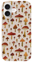 Load image into Gallery viewer, Watercolor Mushroom Pattern - Phone Case