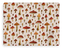 Load image into Gallery viewer, Watercolor Mushroom Pattern - Blanket