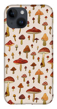 Load image into Gallery viewer, Watercolor Mushroom Pattern - Phone Case