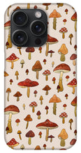 Load image into Gallery viewer, Watercolor Mushroom Pattern - Phone Case