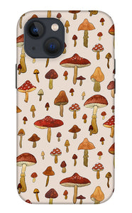 Watercolor Mushroom Pattern - Phone Case