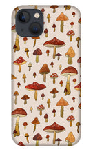 Load image into Gallery viewer, Watercolor Mushroom Pattern - Phone Case