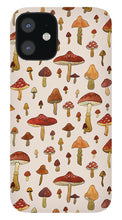 Load image into Gallery viewer, Watercolor Mushroom Pattern - Phone Case